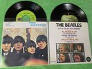 BEATLES 2 VINYL 45s MEXICO PICTURE SLEEVES EPEM 10459 EPEM 10041 EXTENDED PLAY