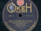 pc78-Male vocal- OKEH 1109-Arthur Fields / Jack Mahoney -VERTICAL - Prohibition