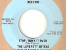 THE LEVERETT SISTERS Stop Think It Over A Place For Me HOLTON DJ NORTHERN SOUL