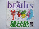THE BEATLES - OB-LA-DI, OB-LA-DA 45 7'' EP PORTUGAL PARLOPHONE LMEP 1350 RARE EX