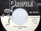 BOBBY DEAN 45 it's a fad ma b/w just between teens 1959 ROCKABILLY Profile e7195