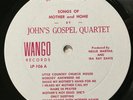JOHN'S GOSPEL QUARTET (The Stanley Brothers) | RARE PRIVATE bluegrass Wango LP