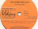 KOPY KATS - NEW GUINEA KOPY KATS - NZ VIKING EP VE 261 - RECORD ONLY