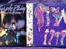 Prince 2 LP Vinyl  1999 and Purple Rain with Poster  Album