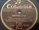 EDMUNDO BETTENCOURT ten. w. Guitar & Viola - Crucificado FADO 78  COLUMBIA 8124