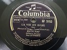 EDITH PIAF La Vie En Rose ORIGINAL 1ST  EDITION FRANCE COLUMBIA DF3152