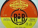 SUGAR PIE DESANTO I DONT WANNA FUSS ORIGINAL UK PYE INTERNATIONAL 45