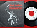 BLACK SABBATH PARANOID/SNOWBLIND 1980 MATTED COVER WHITE LABEL EXYUGO 7“ N/MINT