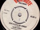 DELANO STEWART/SKINHEAD REGGAE/HIGHNOTE 45/STAY A LITTLE WHILE LONGER - VERSION