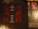 THE SISTERS OF MERCY  FIRST AND LAST AND ALWAYS  LP  33  12