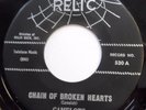 CAMELOTS 45 Chain Of Broken Hearts / Rat Race NEAR MINT Doo Wop ORIGINAL e7412