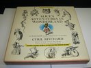 ALICE'S ADVENTURES IN WONDERLAND (mint book and records) 4 LP set: Spoken Word