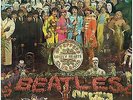 BEATLES SGT PEPPER LP MONO CUTOUTS RED AND WHITE INNER XEX 637-1/XEX 638-1