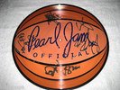 PEARL JAM - Ten - Rare Orig Basketball Picture Disc Autographed Signed COA LP