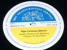 Elgar Centenary Concert - Sir Adrian Boult Sides 1 & 3  - BBC Transcription Disc