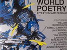 ONE WORLD POETRY, LIVEV FROM AMSTERDAM, BURROUGHS, FERLINGHETTI, TWO LP'S EX/EX