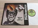 ELECTRIC FRANKENSTEIN LP - WHAT ME WORRY? / 1991 CRAMPS REISSUE in MINT-