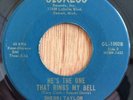 SHERRI TAYLOR northern soul r&b 45 He's The One That Rings My Bell   Gloreco NM