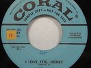 Patsy Cline, I Love You, Honey promo Coral 45