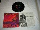 MEGADETH --- rare original 1986 PEACE SELLS LP Metallica