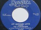 Great Doo Wop 45 - DANDERLIERS - My Autumn Love b/w Chop Chop Boom - STATES
