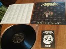 ANTHRAX AMONG THE LIVING orig LP MEGAFORCE WORLDWIDE ISLAND records lyrics order