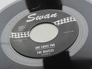 THE BEATLES ORIG 1964 USA  SWAN 45 SHE LOVES YOU  DONT DROP OUT RECO-ART - PHILA