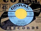 JOHNNY BURNETTE TRIO Tear It Up 45 Orig Coral PROMO Killer Rockabilly NICE