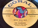 Rare Moody U.K. Mod Garage Soul 45 The Gamblers Who Will Buy / Cry Me EX LISTEN