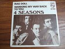 THE four  4 SEASONS -  frankie valli  -  jersey boys   RAG DOLL/WORKIN - NM rare