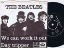 THE BEATLES We Can Work It Out b/w Day Tripper Danish 45PS 1965 Wavy Sleeve