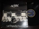 AC/DC Let There Be Rock 1st Press Albert Production Vinyl LP Record Blue Roo OOP