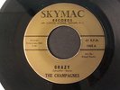 THE CHAMPAGNES Cash/ Crazy RARE Doo-Wop 45 SKYMAC MINT Stock Copy