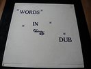 JAH MARCUS...WORDS IN DUB...CRISP REGGAE ROOTS DUB LP 33RPM ALBUM