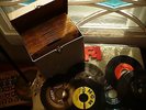 1950s 45 RPMS w/ 45 Box.(47) sample of some in pix incl PLATTERS, ANNETTE, +more