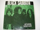 BLACK SABBATH - EVIL WOMAN - 45  NORWAY PS - PSYCH PROG VERTIGO LISTEN