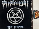 ONSLAUGHT the force FLAG 1 A1/B1 1st uk press with lyric inner 1986 LP EX/VG+