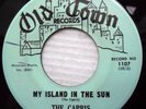 CAPRIS doowop 45 MY ISLAND IN THE SUN GIRL IN MY DREAMS old town STAMPED e7694