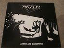 RAZOR - ARMED AND DANGEROUS - SPEED METAL - NEW - LP RECORD