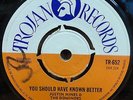 JUSTIN HINES & THE DOMINOES YOU SHOULD HAVE KNOWN BETTER OG UK TROJAN 45 CLIP