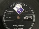 Elvis Presley A Fool Such As I RCA 1113 Rare UK 78.