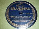 JOHNNY MESSNER & His Music Box Band Dawn of a new day 78 BLUEBIRD HA119