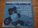 MARTHA & VANDELLAS -Come & Get These Memories  -orig UK MONO LP COVER (NO vinyl)