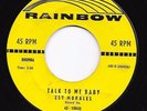 Mod Mambo Popcorn 45 ESY MORALES Talk To Me Baby/I Theenk You Weenk Rainbow HEAR
