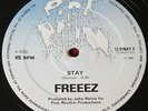 FREEEZ * STAY / HOT FOOTING IT * Jazz Funk Disco Classic 12