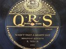 BIDDLEVILLE QUINTETTE  QRS 7070  Great Gospel PARAMOUNT - 78 rpm record