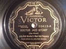 Victor 78 RPM Jelly Roll Morton's Red Hot Peppers / Dixieland Jug Blowers 20415