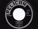 Popcorn Jazz Vocal 45 JOHNNY DIEBOLD A Happy Life/Lord's Been Good To Me Pelican