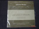Annlies Schmidt de Neveu - Brahms Sonates pour Piano et Violoncelle - BAM LD063
