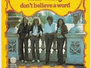 THIN LIZZY Don't Believe A Word RARE *M-* Holland 45 UNIQUE dutch p/s 7